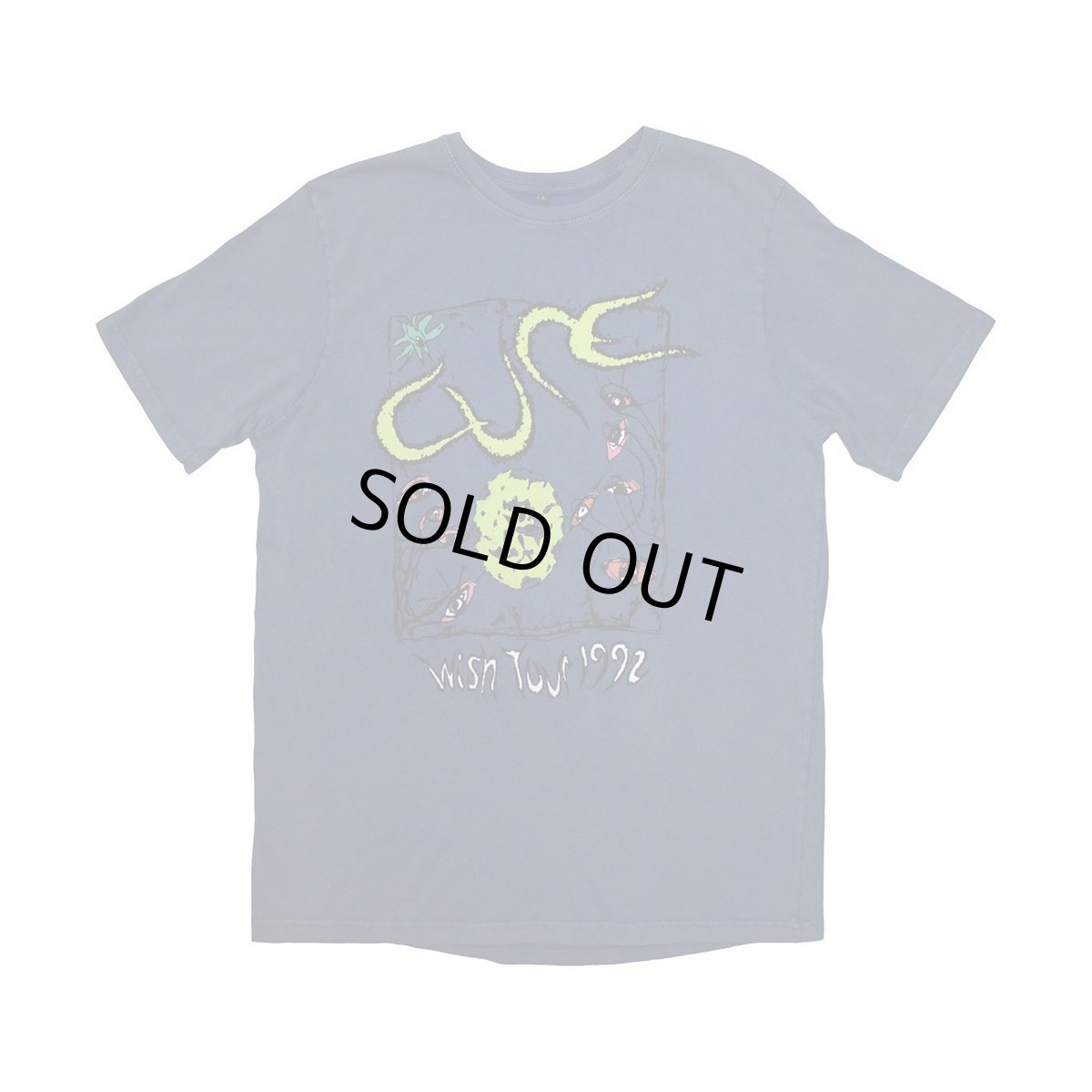 画像1: The Cure バンドTシャツ ザ・キュアー Wish Tour 1992 STONE WASH [Back Print] (1)