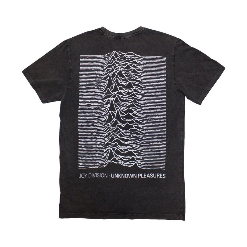 画像1: Joy Division バンドTシャツ ジョイ・ディヴィジョン Pulsar Pocket Wave STONE WASH [Back Print]