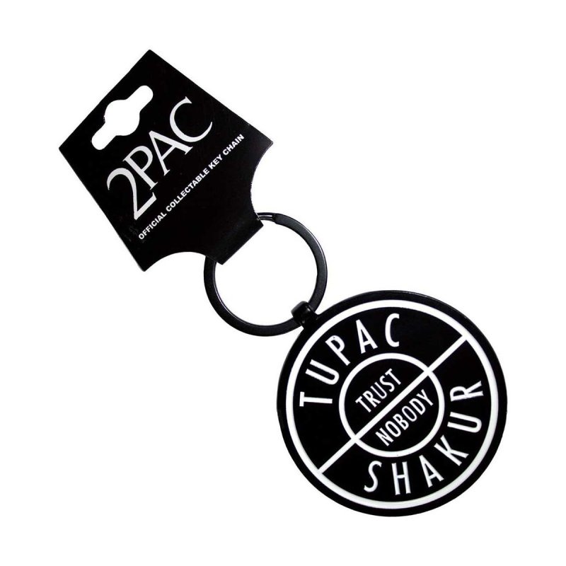画像1: 2Pac メタルキーリング キーホルダー Tupac トゥパック Trust Nobody