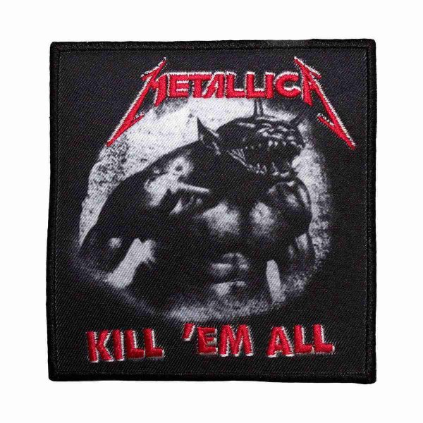 画像1: Metallica アイロンパッチ／ワッペン メタリカ Kill 'Em All/Jump In The Fire (1)
