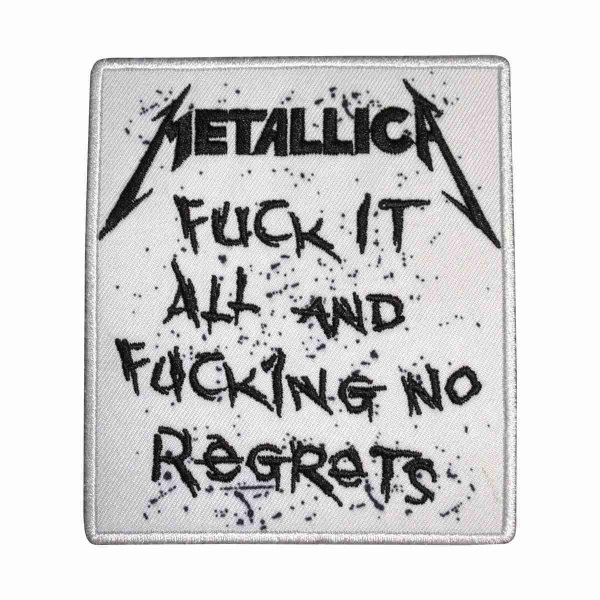 画像1: Metallica アイロンパッチ／ワッペン メタリカ No Regrets (1)