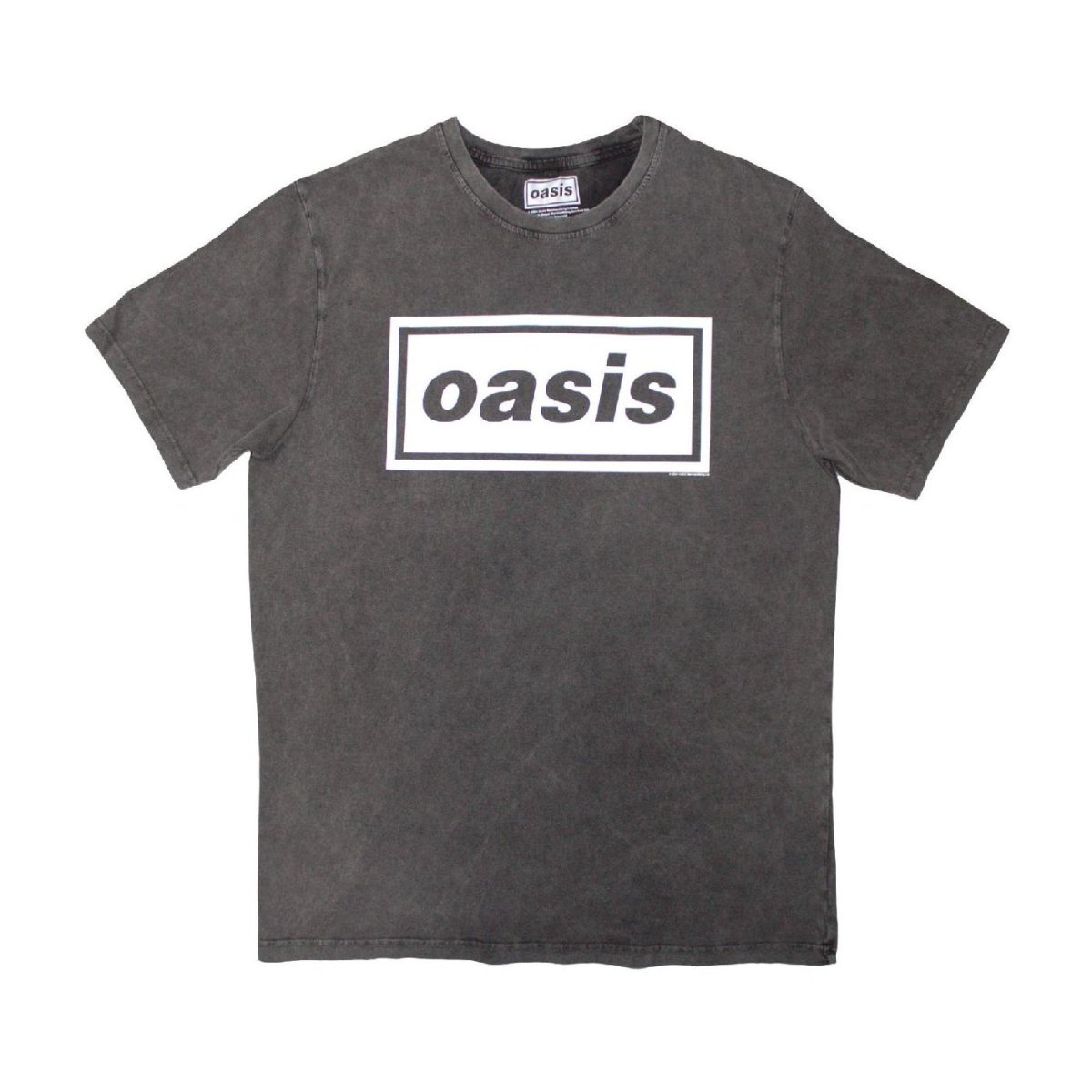 画像1: Oasis バンドTシャツ オアシス Decca Logo STONE WASH (1)