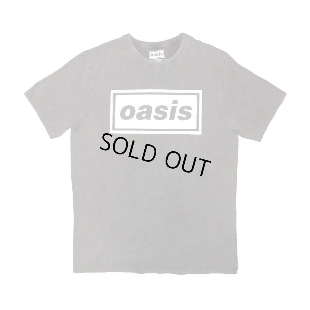画像1: Oasis バンドTシャツ オアシス Decca Logo STONE WASH (1)
