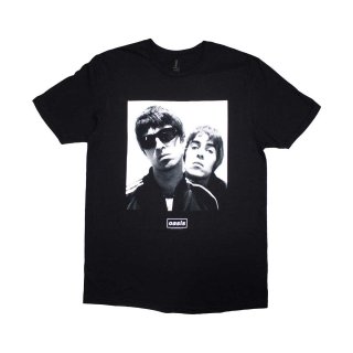 Oasis バンドTシャツ オアシス Noel & Liam Boxed Photo WHITE