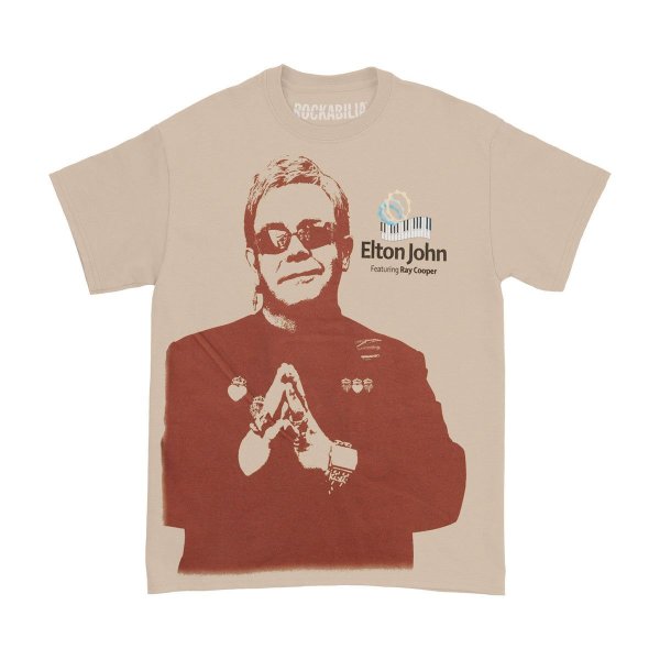 画像1: Elton John Tシャツ エルトン・ジョン 2010 World Tour [Back Print] (1)