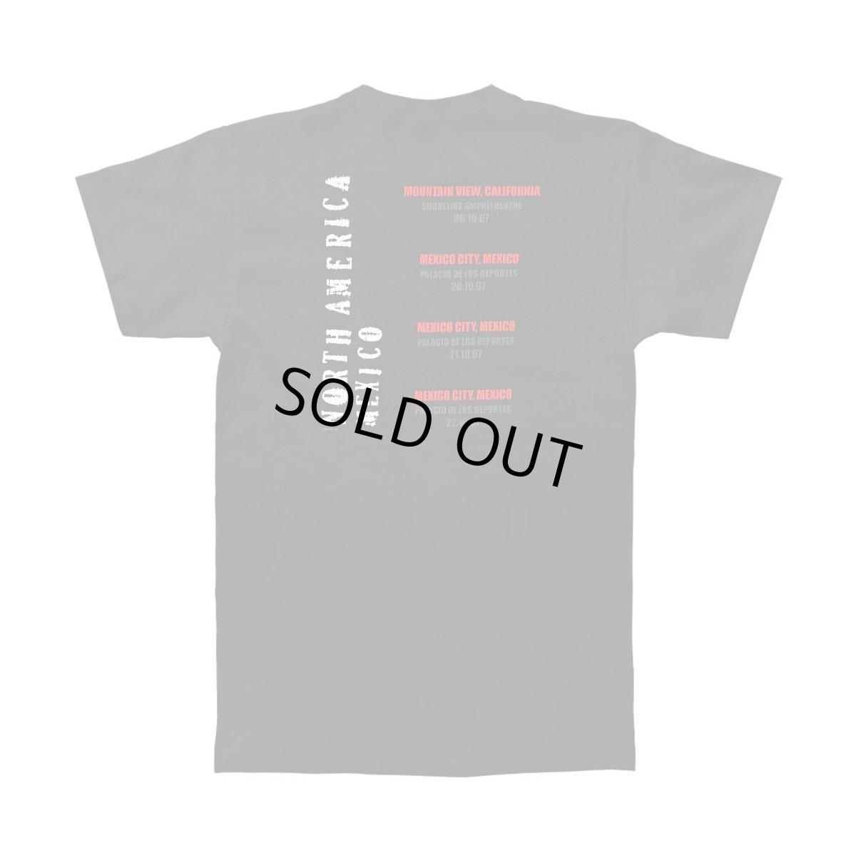 画像2: The Cure バンドTシャツ ザ・キュアー 4 Tour 2007/2008 [Back Print] (2)