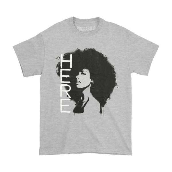 画像1: Alicia Keys Tシャツ アリシア・キーズ Afro (1)