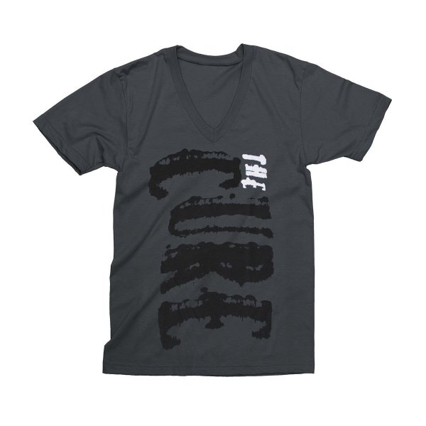 画像1: The Cure バンドTシャツ ザ・キュアー Riot Fest 2014 V-neck [Back Print] (1)