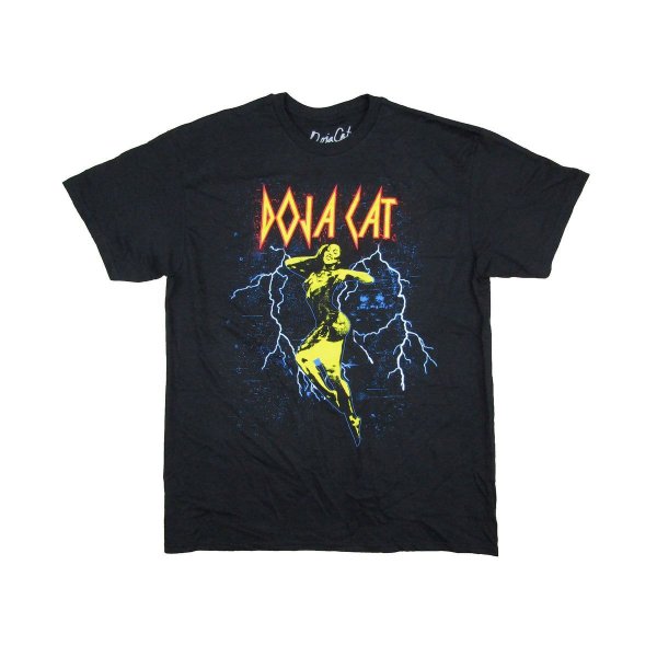 画像1: Doja Cat バンドTシャツ ドージャ・キャット Lightning (1)