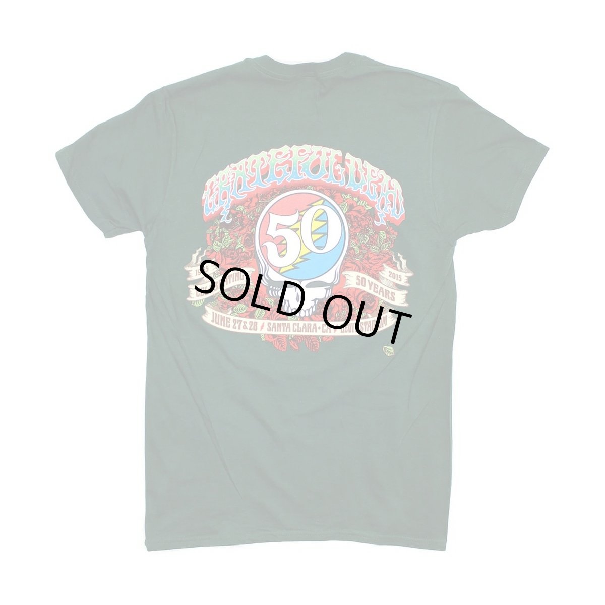 画像2: Grateful Dead バンドTシャツ グレイトフル・デッド Fare Thee Well 50Years [Back Print] (2)