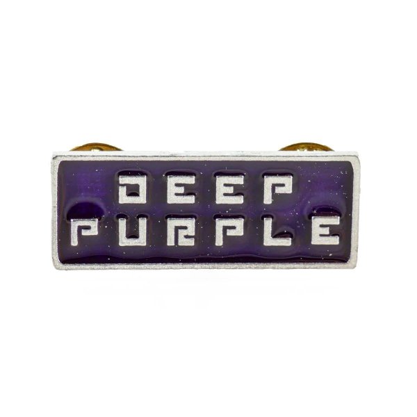 画像1: Deep Purple メタルピンバッジ ディープ・パープル Logo Enamel Stick Pin (1)