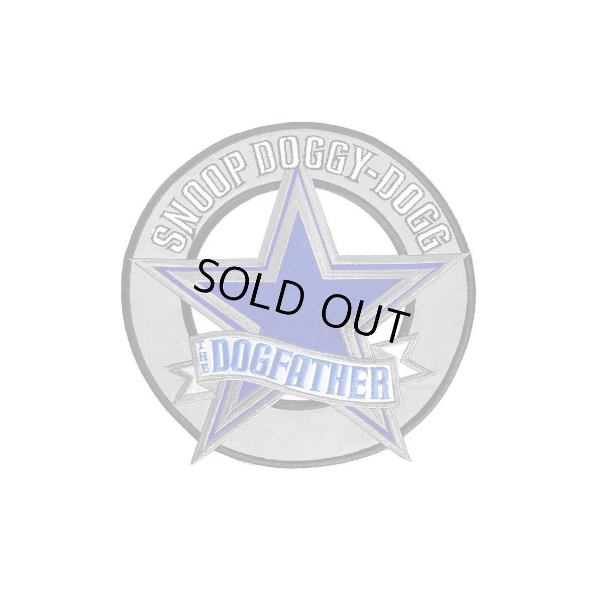 画像1: Snoop Doggy Dogg アイロンバックパッチ／ワッペン  スヌープ・ドギー・ドッグ Doggfather (1)