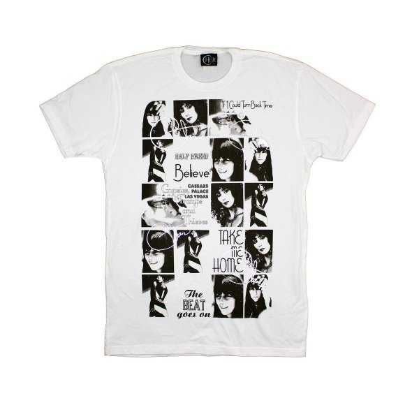 画像1: Cher Tシャツ シェール Hits Collage (1)