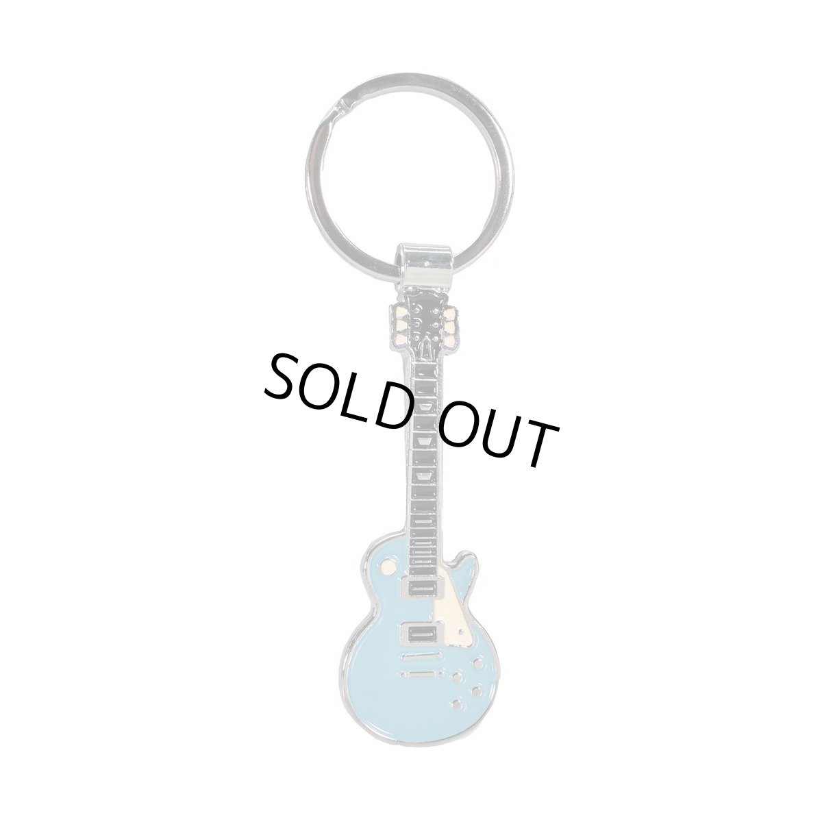 画像1: Mark Knopfler メタルキーリング キーホルダー マーク・ノップラー Guitar (1)