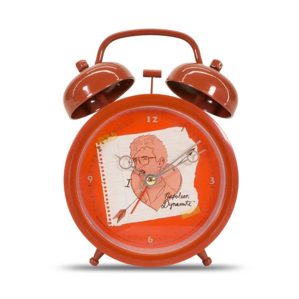 画像1: Napoleon Dynamite アラームクロック 目覚まし時計 ナポレオン・ダイナマイト Collectors Desk Alarm Clock (1)