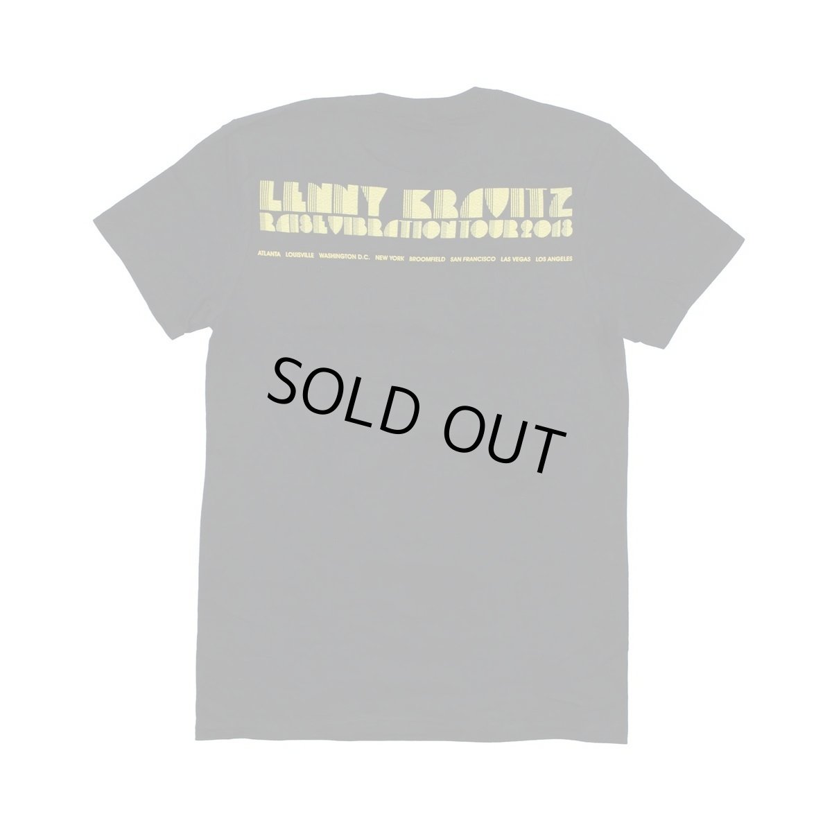 画像2: Lenny Kravitz Tシャツ レニー・クラヴィッツ Raise Vibration Tour 2018 [Back Print] (2)