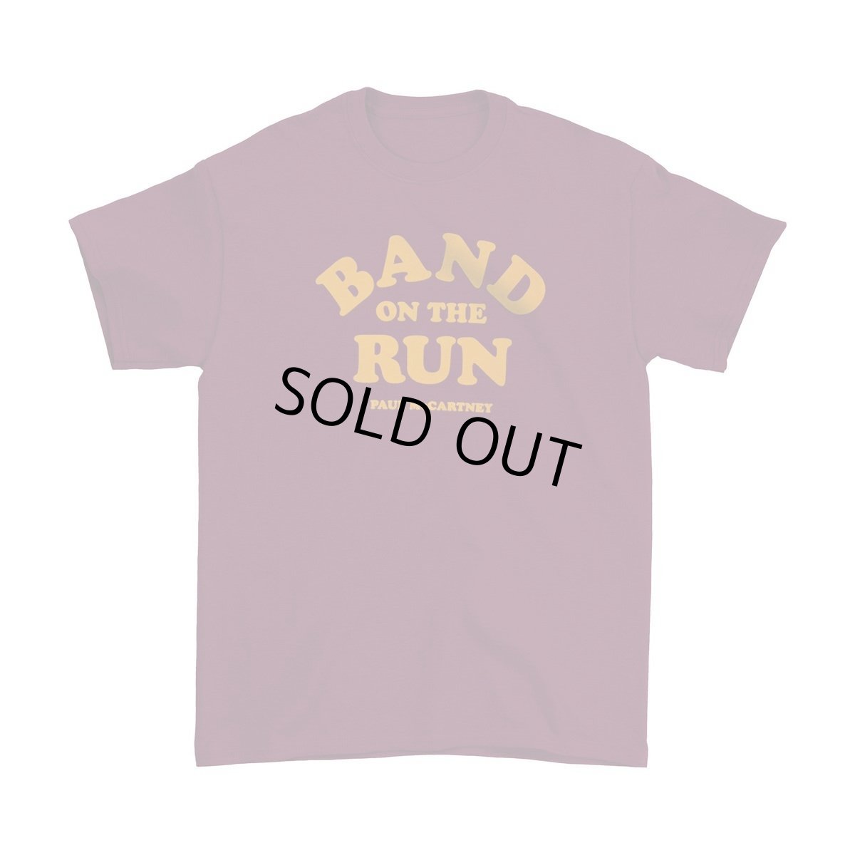 画像1: Paul McCartney Tシャツ ポール・マッカートニー Band On The Run Felt Applique [Back Print] (1)