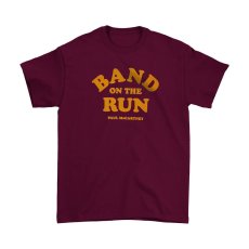 画像1: Paul McCartney Tシャツ ポール・マッカートニー Band On The Run Felt Applique [Back Print] (1)