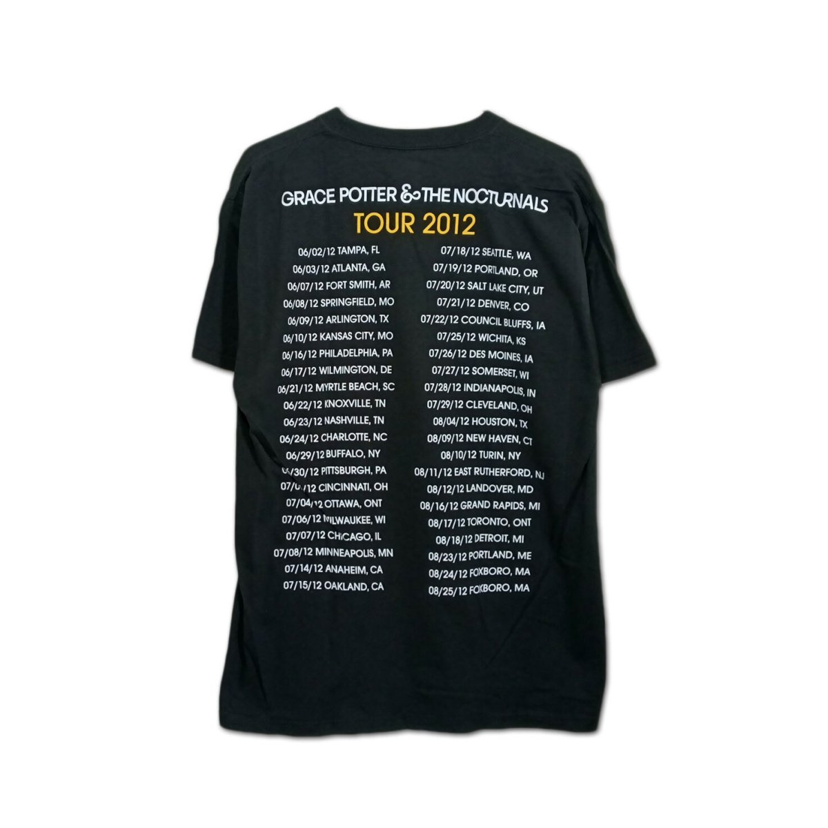 画像2: Grace Potter And The Nocturnals バンドTシャツ グレイス・ポッター The Lion 2012 Tour [Back Print] (2)