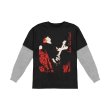 画像1: Joe Satriani 切り替えロングスリーヴTシャツ ジョー・サトリアーニ Tour 2007 [Back Print] (1)