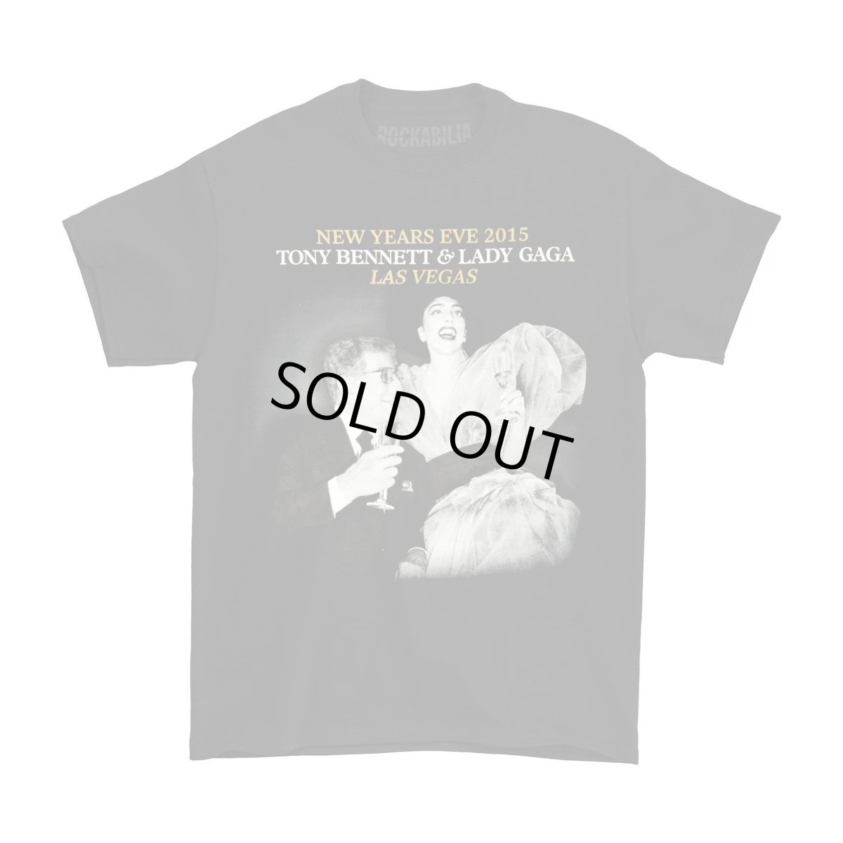 画像1: Lady Gaga & Tony Bennett Tシャツ レディー・ガガ New Years Eve 2015 (1)