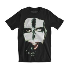画像1: Marilyn Manson バンドTシャツ マリリン・マンソン Painted Face [Back Print] (1)