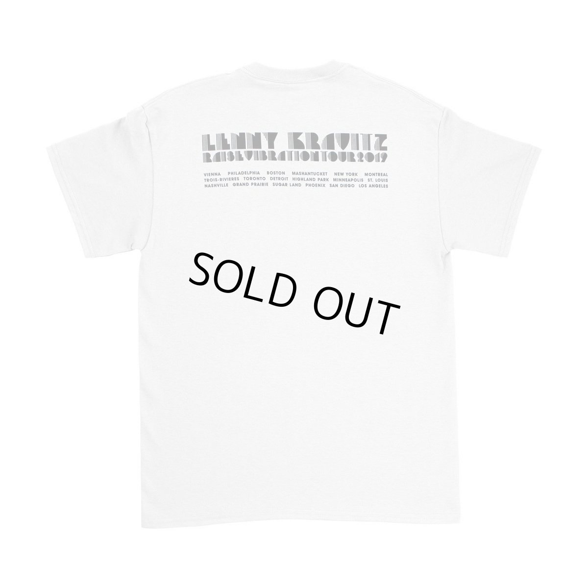 画像2: Lenny Kravitz Tシャツ レニー・クラヴィッツ Stage Photo Raise Vibration Tour 2019 [Back Print] (2)