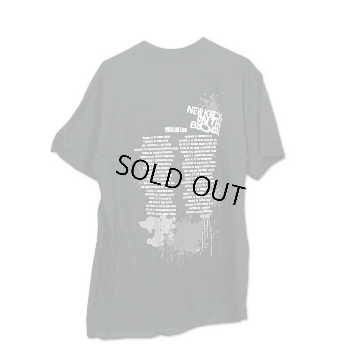 画像2: New Kids On The Block Tシャツ ニュー・キッズ・オン・ザ・ブロック The Block Live [Back Print] (2)