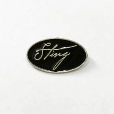 画像1: Sting メタルピンバッジ スティング Logo Enamel Pin (1)