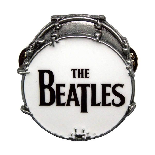 画像1: The Beatles メタルピンバッジ ザ・ビートルズ Drop T Drum Large (1)