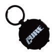 画像1: The Cure メタルキーリング キーホルダー ザ・キュアー Logos Drum Double-Sided (1)