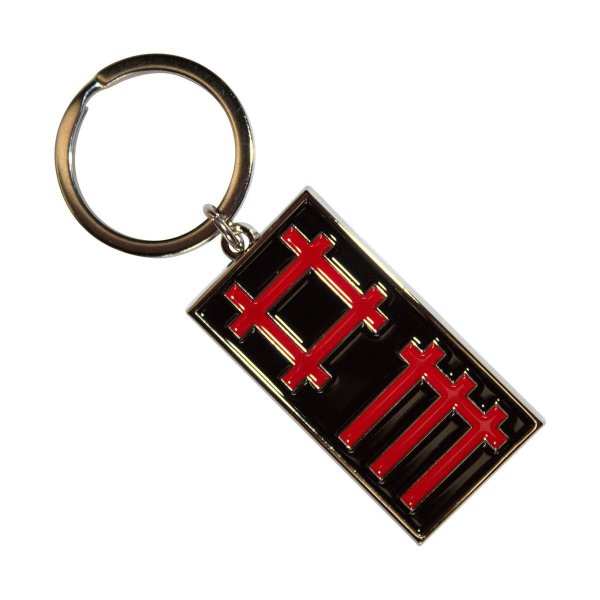 画像1: Depeche Mode メタルキーリング キーホルダー デペッシュ・モード Logo (1)