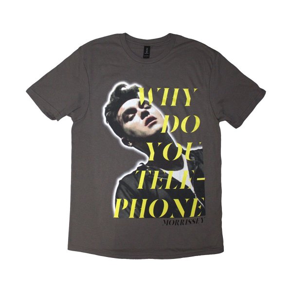 画像1: Morrissey Tシャツ モリッシー Why Do You Telephone (1)