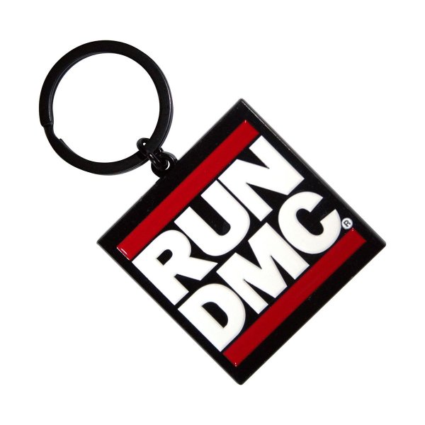 画像1: Run DMC メタルキーリング キーホルダー ランDMC Logo (1)