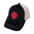 画像1: The Rolling Stones メッシュスナップバックキャップ ザ・ローリング・ストーンズ 70s Logo Emblem BL/NATRL (1)