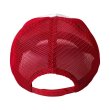 画像2: The Rolling Stones メッシュスナップバックキャップ ザ・ローリング・ストーンズ 70s Logo Emblem RED/WHT (2)