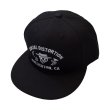 画像1: Social Distortion フラットビルスナップバックキャップ ソーシャル・ディストーション Fullerton Skelly (1)