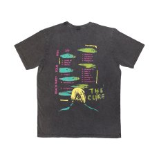 画像2: The Cure バンドTシャツ ザ・キュアー Beach Party Tour 1986 STONE WASH [Back Print] (2)