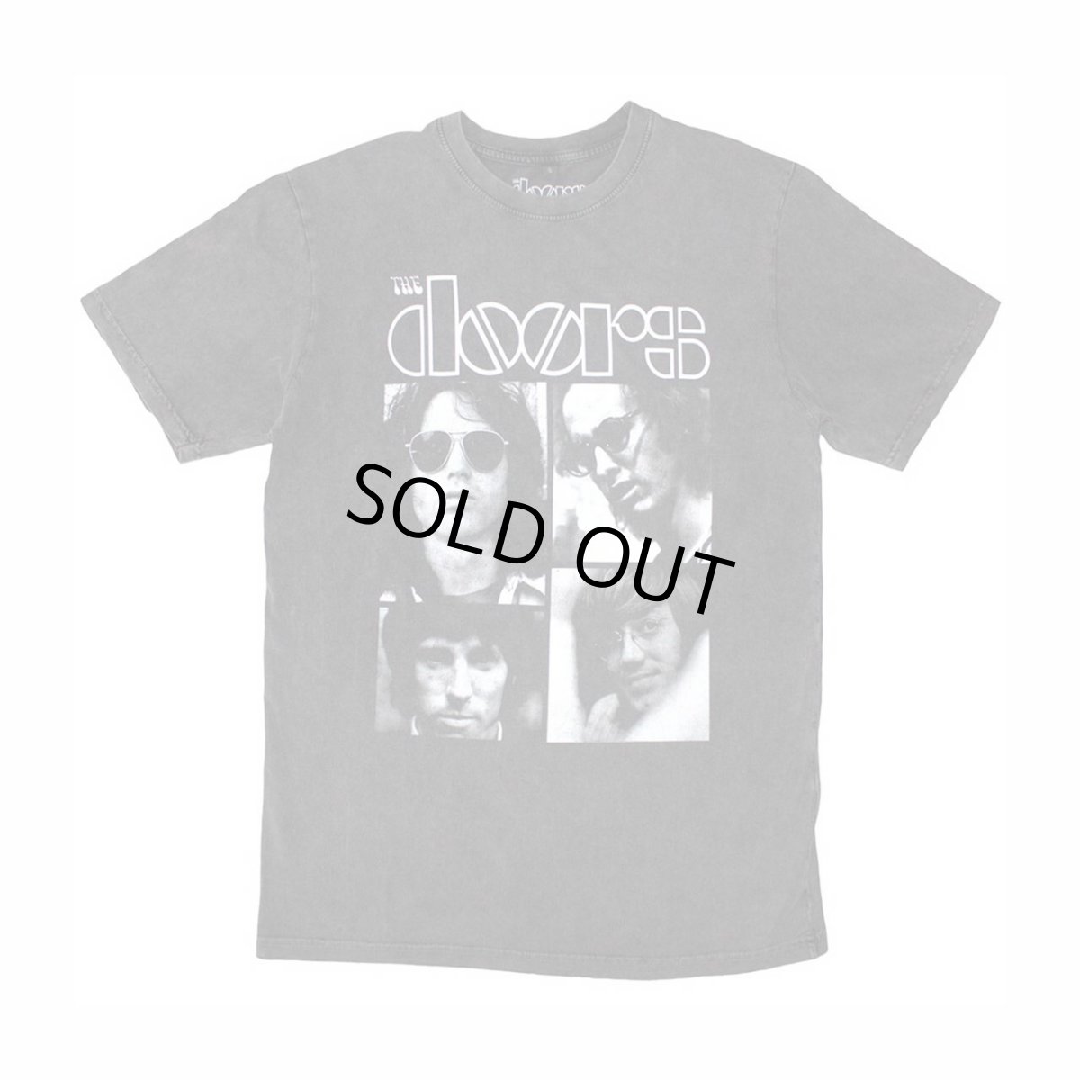 画像1: The Doors バンドTシャツ ザ・ドアーズ Squares STONE WASH (1)
