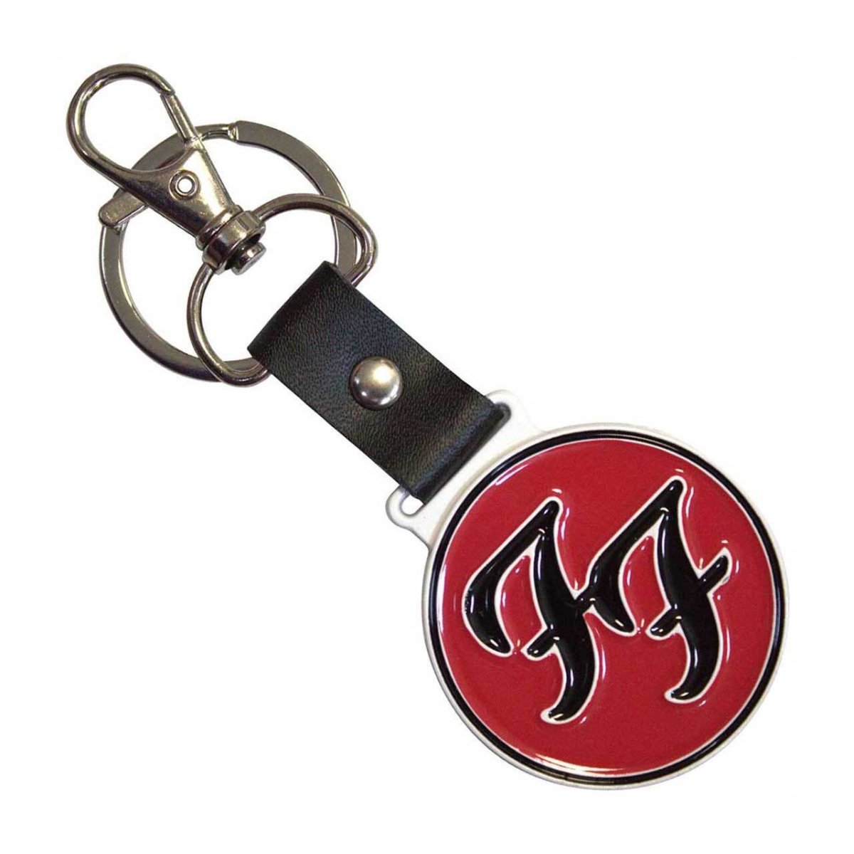 画像1: Foo Fighters メタルキーリング キーホルダー フー・ファイターズ FF Logo (1)