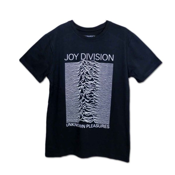 画像1: Joy Division バンドTシャツ ジョイ・ディヴィジョン Unknown Pleasures BLACK (1)