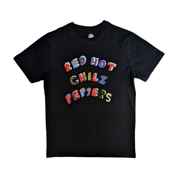 画像1: Red Hot Chili Peppers バンドTシャツ レッド・ホット・チリ・ペッパーズ Colorful Letters (1)