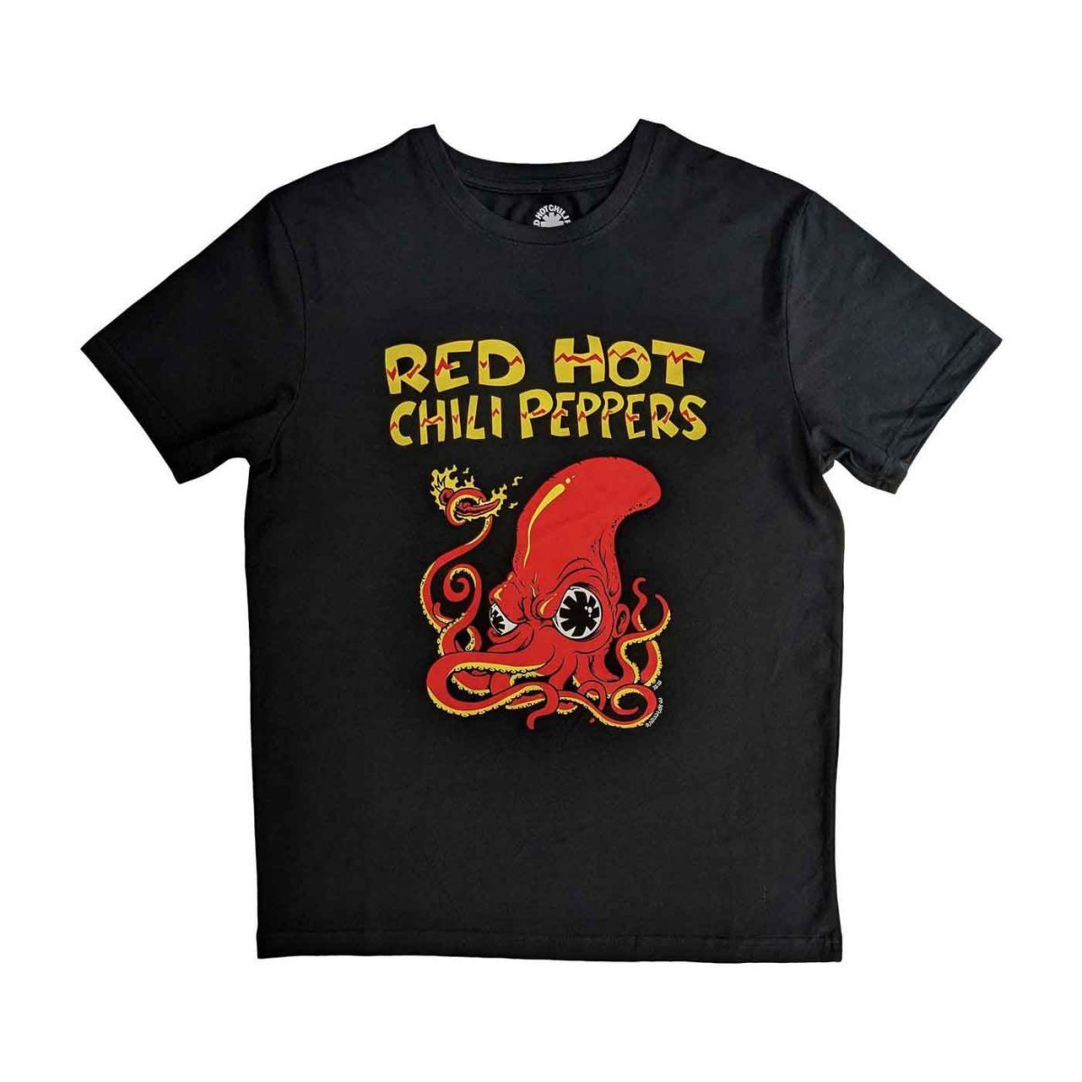 画像1: Red Hot Chili Peppers バンドTシャツ レッド・ホット・チリ・ペッパーズ Octopus BLACK (1)