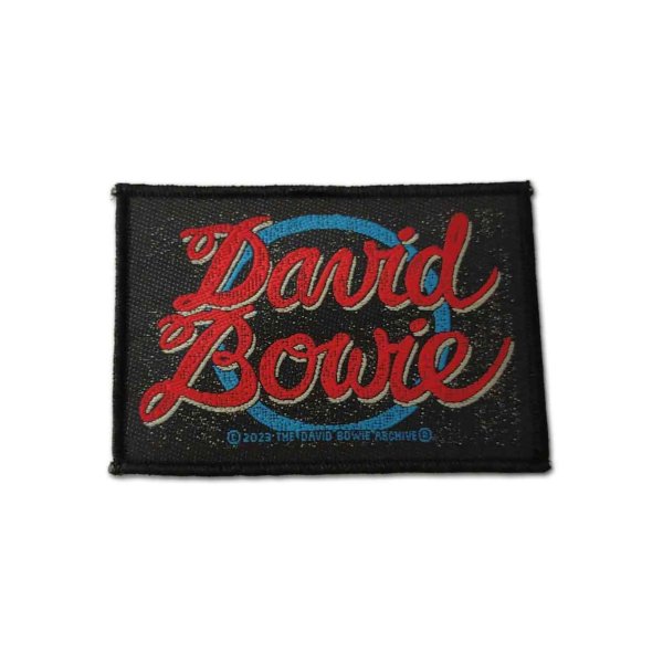 画像1: David Bowie パッチ／ワッペン デヴィッド・ボウイ Logo (1)