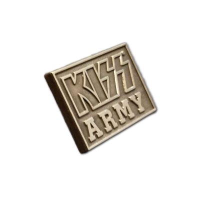 画像1: KISS メタルピンバッジ キッス Army Block