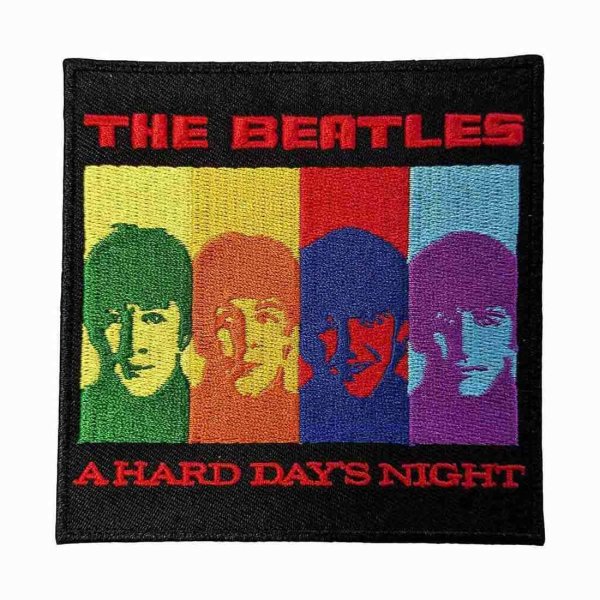 画像1: The Beatles アイロンパッチ／ワッペン ザ・ビートルズ A Hard Day's Night Faces (1)