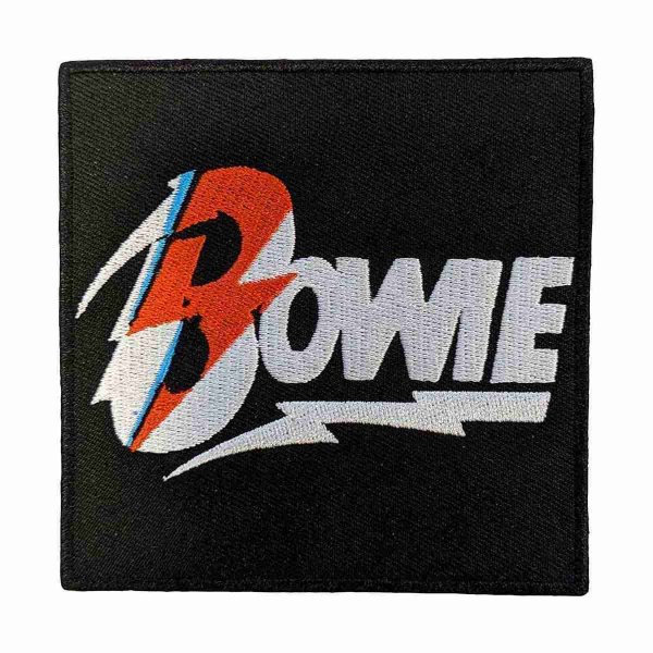 画像1: David Bowie アイロンパッチ／ワッペン デヴィッド・ボウイ Diamond Dogs Flash Logo (1)