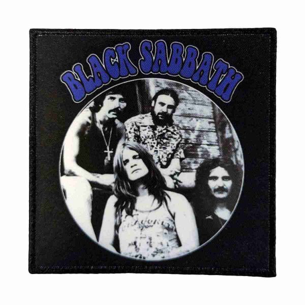 画像1: Black Sabbath パッチ／ワッペン ブラック・サバス Band Photo Circle (1)