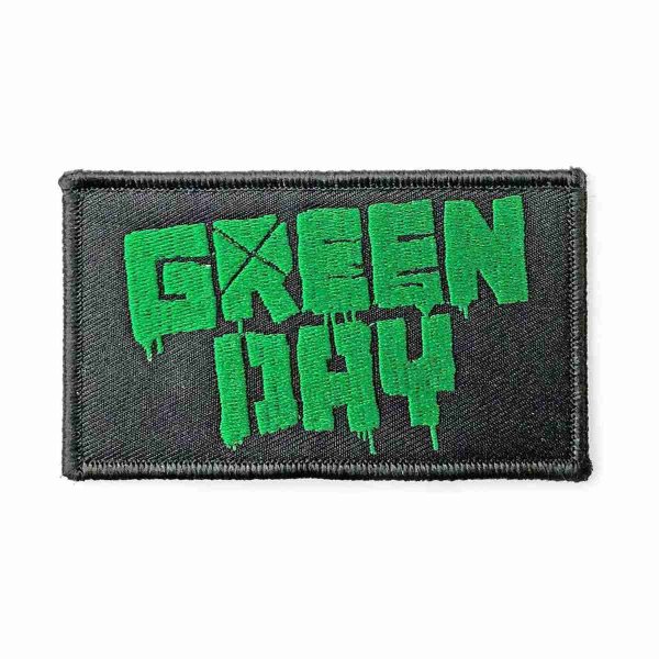 画像1: Green Day アイロンパッチ／ワッペン グリーン・デイ Logo (1)