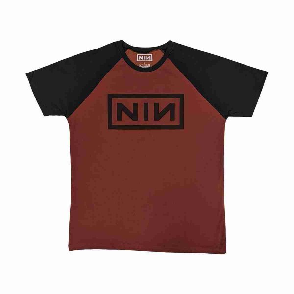 画像1: Nine Inch Nails バンドTシャツ ナイン・インチ・ネイルズ Classic Logo Raglan (1)